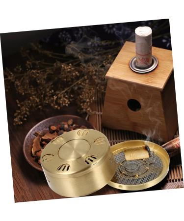 Clispeed Smokeless Moxibustion Burner - Pure Copper Healing Tool for Chinese Medicine - Buy Online on GoSupps.com