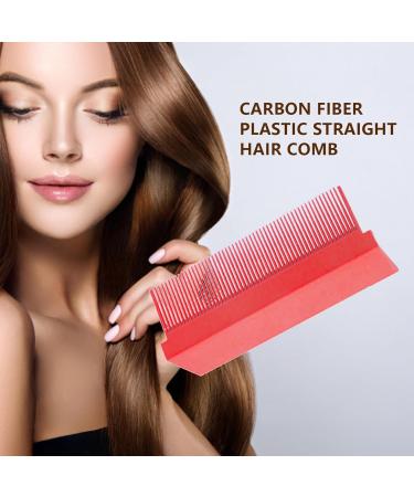 Hair Straightener Comb - Pink Barber Straightening Brush & Styling Attachment for Flat Iron | International Shipping Available - Buy Online on GoSupps.com