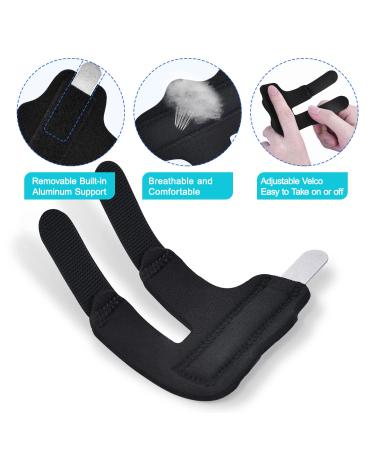 Sopito Finger Splints - 6pcs Finger Support Brace for Broken Fingers, Arthritis, and Knuckle Immobilization - Buy Online on GoSupps.com