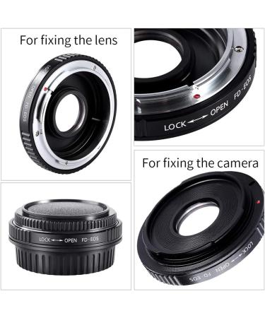 K&F Concept Pro Canon FD to EOS Lens Mount Adapter for Canon 1D/1DS Mark II-IV, Rebel T5i/T4i/T3i - Compatible with Canon EF/EF-S Cameras - Buy Online on GoSupps.com
