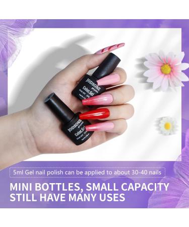 JODSONE 20 Colors Gel Nail Polish Kit with U V Light Base Top Matte Coat High Shine Vibrant Nail Gel Equipped with Manicure Tools - Buy Online on GoSupps.com