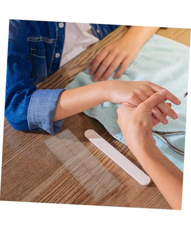 MERRYHAPY 6 Sheets Nail Patch Clear Nail Polish Gels Nail Art Stickers Sheer Nail Polish Manicure Kit Transparent Nail Polish Nail Sticker Nail Kits Gel Nail Wraps Double Sided Tape - Buy Online on GoSupps.com