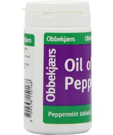 Obbekjaers Peppermint Tablets - 150 Tabs | Natural Fresh Breath Support - Buy Online on GoSupps.com