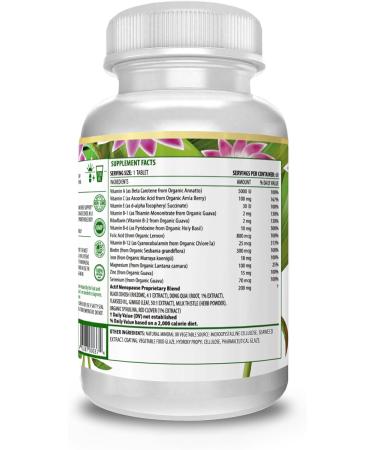 Actif Organic Menopause Advanced Support - Non GMO 60 Count - Made in USA - Buy Online on GoSupps.com