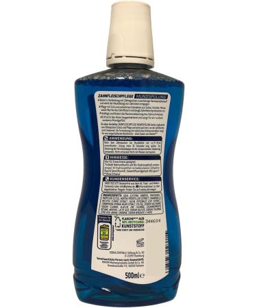 Elkos DentaMax Mouthwash 3-Pack (3x500ml) + Usy Block - Best Oral Care Solution for Fresh Breath | International Shipping Available - Buy Online on GoSupps.com