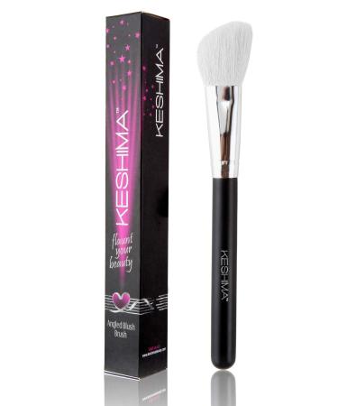 Angled Blush Brush/Bronzer Brush By Keshima - Best Brush for Contour, Blush and Bronzer Makeup Application