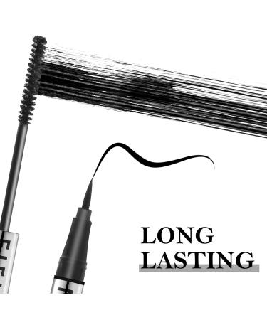 BOOBEES 2 In 1 Eye Make-Up: Double-Ended Eyeliner Pen & Mascara | Waterproof Quick Dry & Long-Lasting for Charming Eyes | Premium Quality - Buy Online on GoSupps.com