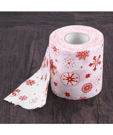 2pcs Christmas Xmas Bathroom Tissue Christmas Bathroom Tissue Printed Paper Decorations - Buy Online on GoSupps.com