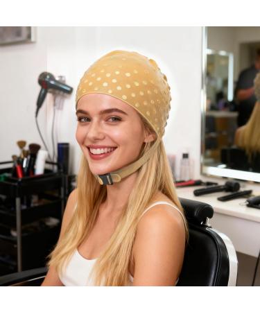 Homoyoyo Bonnet de Coloration Capillaire en Silicone Dor Taille Unique Bonnet M ches Serr pour Teinture Pr cise R utilisable et Facile Nettoyer Accessoire Professionnel pour Salon - Buy Online on GoSupps.com