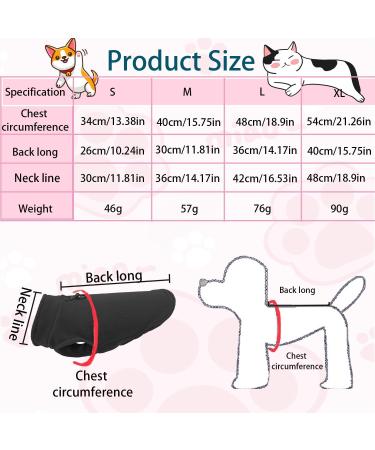 Shop XL Black Dog Coat & Sweater for Small Dogs | Chihuahua Clothing for Winter & Indoor/Outdoor Use - Buy Online on GoSupps.com
