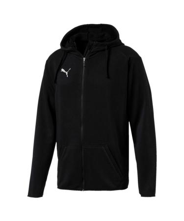 PUMA Men's LIGA Casual Hoody Jacket Jacket S Puma Black-puma White