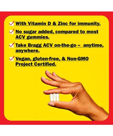 Bragg Apple Cider Vinegar Capsules (2pk) with Vitamin D and Zinc Balance Apple Cider Vinegar Capsules with Ashwagandha - Buy Online on GoSupps.com
