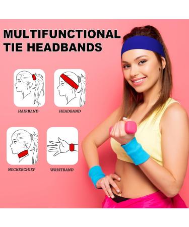 Gebuzz 10-Piece Elastic Ties for Men & Women | Ninja-Karate Pirate Chip Straps | Frontal Ligaments for Tennis Running Baseball - Royal Blue - Buy Online on GoSupps.com