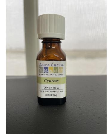 Aura Cacia 100 Percent Pure Cypress Essential Oil 0.5 Ounce - 6 per case.6
