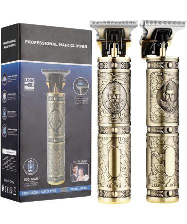 Men's Retro Oil Hair Hair Salon Carved Electric Home USB Charging Hair Scissors Hair for Men Cordless - Buy Online on GoSupps.com