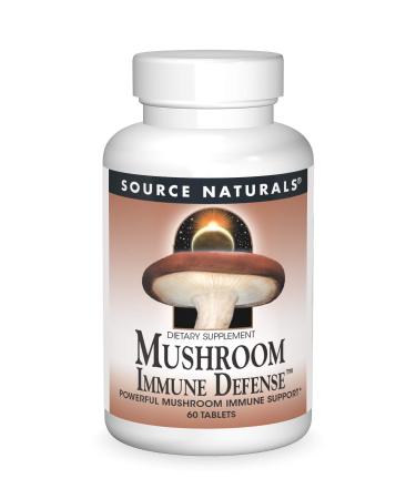 Source Naturals Mushroom Immune Defense 16-Mushroom Complex 60 Tablets