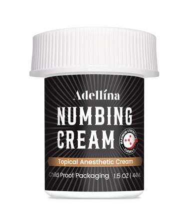 Numbing Cream Maximum Strength: Long Lasting Extra Relief with Arnica and Emu Oil 1.5oz/ 44ml Pack of 1