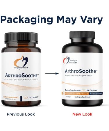 Designs for Health ArthroSoothe - Hyaluronic Acid Glucosamine MSM Green Lipped Mussel Turmeric + More to Help Support Healthy Joint Function - Non-GMO Supplement for Adults (120 Capsules) - Buy Online on GoSupps.com
