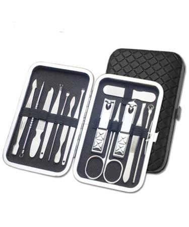 Trimming nail clippers cutting pliers set single nail groove pedicure nail irritated dead skin pliers tool household tool 13pieceblack