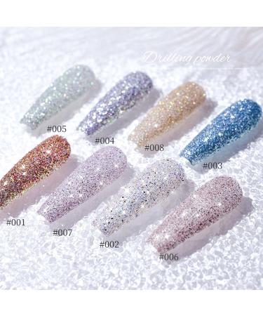 Buy Shiny Quick Dry Glitter Nail Drill Powder - Diamond Crystal DIY Manicure Art for Women & Girls | Color 3 - International Shipping Available - Buy Online on GoSupps.com