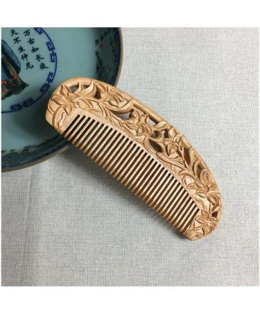 Comb Household Jewelry Hairdressing Retro Engraving Travel Care Portable Comb Natural wooden comb (Color : 2) - Buy Online on GoSupps.com