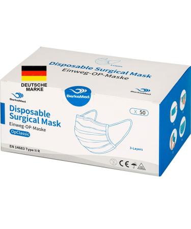 Surgical mask according to EN 14683 Type IIR (50 pieces) - Buy Online on GoSupps.com