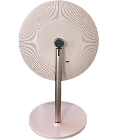 CULER 8.5-Inch Lighted Vanity Makeup Mirror | 3 Color LED, Touch Control, Rechargeable | 5X Magnifying Travel Mirror (Pink) - Buy Online on GoSupps.com