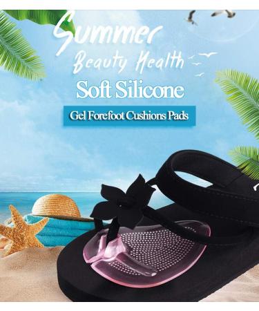 Buy Transparent Gel Toe Sandals & Forefoot Pads - Slipproof Flip-Flop Inserts for Ultimate Toe Protection - International Shipping Available - Buy Online on GoSupps.com