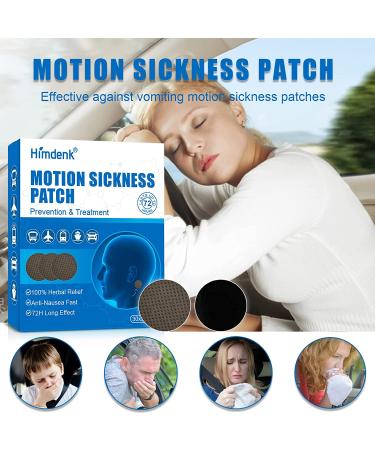 Motion Sickness Patches - Fast-Acting Relief for Nausea, Vomiting & Dizziness from Travel - 20 pcs - Buy Online on GoSupps.com