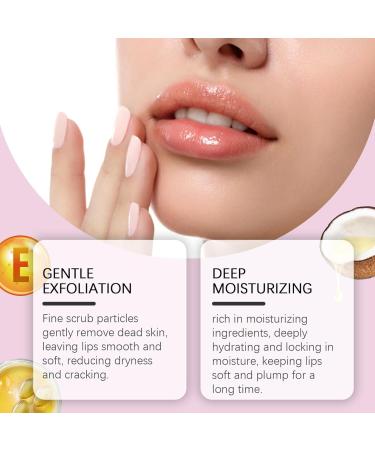 Lip Scrub Natural Moisturizing Lip Scrub with Sugar Lip Care Products Relieves Dry and Flaky Lips (1PC 30G) - Buy Online on GoSupps.com