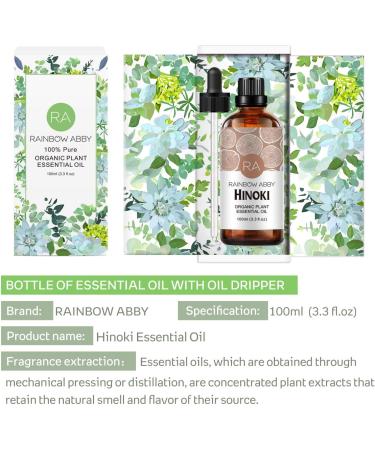 Hinoki Essential Oil 100ML | 100% Pure Natural Organic Aroma for Diffuser Massage Skin Care & Yoga - Shop Now - Buy Online on GoSupps.com