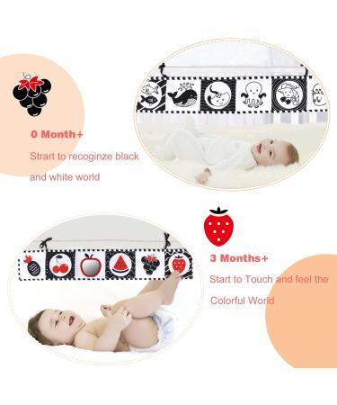 Jenilily Baby Book - Black & White Mirror Fabric for 0-3 Months | Picture Book & Gift Canger Toy for Babies - Buy Online on GoSupps.com