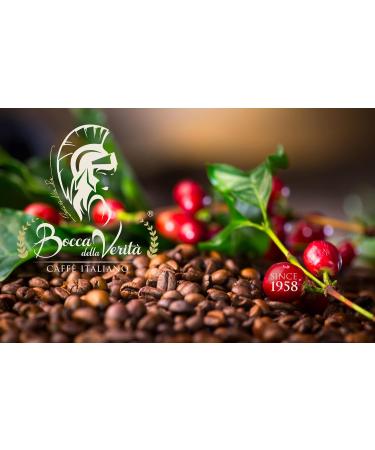 BOCCA DELLA VERITA - 100% ARABICA Italian ground coffee in 250g bag with valve protection. - Buy Online on GoSupps.com