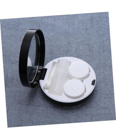 PartyKindom 3-Piece Invisible Contact Lens Case Set with Mirror - Colorful Lens Storage Box for Safe Travel - Buy Online on GoSupps.com
