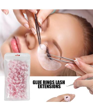 Teksome Glue Cups for Lash Extensions - Lash Glue Holders Eyelash Glue Holder - Compact Lash Glue Cups Lash Extension Supplies for Beauty Salons Home - Buy Online on GoSupps.com