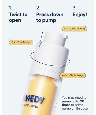 Remedy for Dark Spots | Advanced Night Treatment with Retinol & Kojic Acid | For Discoloration and Uneven Tones | With Glutathione Niacinamide Mandelic Acid | By Dermatologist Dr. Shah 1 fl. oz - Buy Online on GoSupps.com