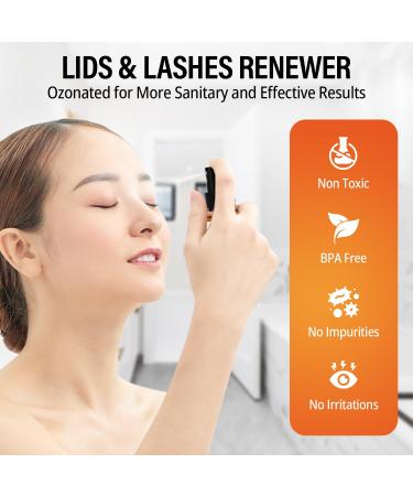 Goodbye Company Ozonated Lid & Lash Renewer - Hypochlorous Acid Spray Cleanser for Eyelids & Eyelash Extensions - 100% Natural Made in USA (30 mL - Buy Online on GoSupps.com