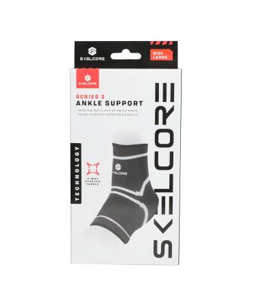 Ankle Brace Compression Sleeve - Relief for Achilles Tendonitis Joint Pain & Plantar Fasciitis | Supports Foot Arch & Reduces Swelling - Large Size - Buy Online on GoSupps.com