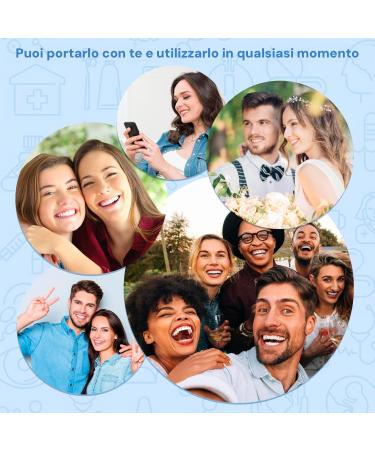 Advanced Toothbrush for Brightening & Polishing Teeth - Rotating Head with 9 Rubber Tips | High-Quality ABS & Stainless Steel - 6.5 x 13 x 2.5 cm - International Shipping Available - Buy Online on GoSupps.com