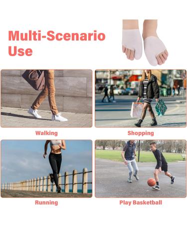 Volumoon Gel Toe Caps for Large Toes | Silicone Cushion for Bunion Pain Relief & Friction Prevention - Buy Online on GoSupps.com