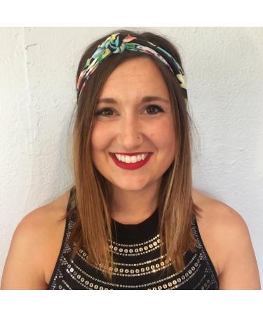 Headbands of Hope Infinity Head Turban - Fashionable Black Hair Accessory for Women, Girls, and Babies - Ideal for Yoga and Casual Wear - Buy Online on GoSupps.com