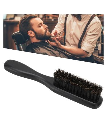 LCKJLJ Bristle Beard Brush & Hair Comb with Wooden Handle for Men - Black | Premium Grooming Tool (1 Piece) - Buy Online on GoSupps.com