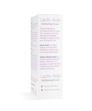 Hyalogic Lactic Acid 10% Serum Exfoliating Face Serum with Hyaluronic Acid & Essential Oils for Radiant Skin | Non-Abrasive 1 fl. oz - Buy Online on GoSupps.com