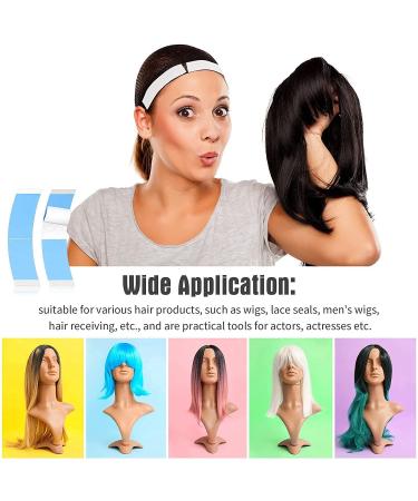 Phopurtall 288 Pieces Lace Front Wig Tape Double Sided Adhesive Wig Tapes Waterproof Lace Tape C- Wig Tape Hair Wig Tape - Buy Online on GoSupps.com