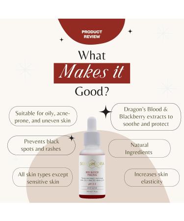 SkinPhoria Red Blood Facial Peeling AHA, PHA & BHA Face Serum for Clear, Smooth Skin Niacinamide & Salicylic Acid Helps Reduce the Look of Post-Acne Marks Brightens Complexion 30ml - Buy Online on GoSupps.com