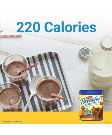 Carnation Breakfast Essentials Chocolate Powder - 17.7 oz Jar (Pack of 3) - Buy Online on GoSupps.com