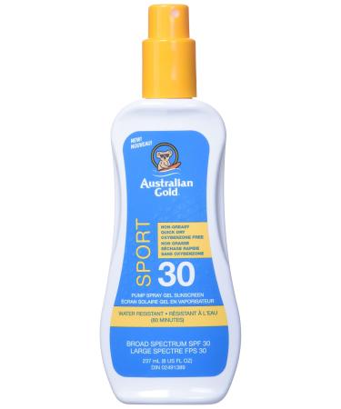 Australian Gold Spf 30 Spray Gel Sport 237 Milliliters