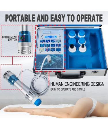 Portable Shock Wave Therapy Device CE Approved ED Treatment & Deep Tissue Massage for Pain Relief in Neck Back Shoulders & Feet - Buy Online on GoSupps.com