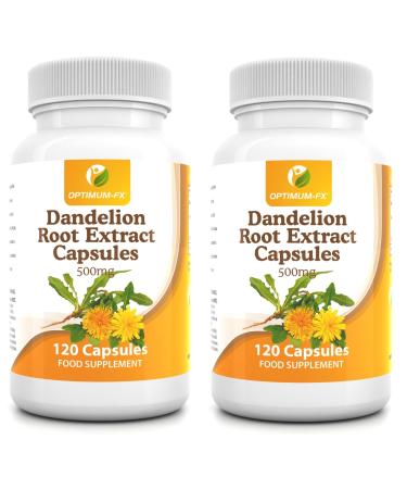 Dandelion Root Extract Capsules 500 mg 120 Capsules