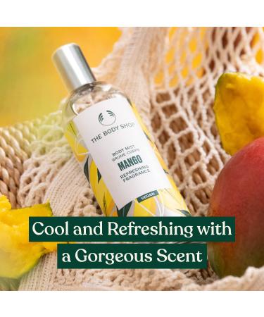 The Body Shop Mango Body Mist Refreshes and Cools with a Fruity Scent Vegan 3.3 oz - Buy Online on GoSupps.com